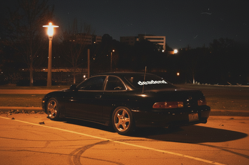 deadend sticker on SC400 dark grainy
